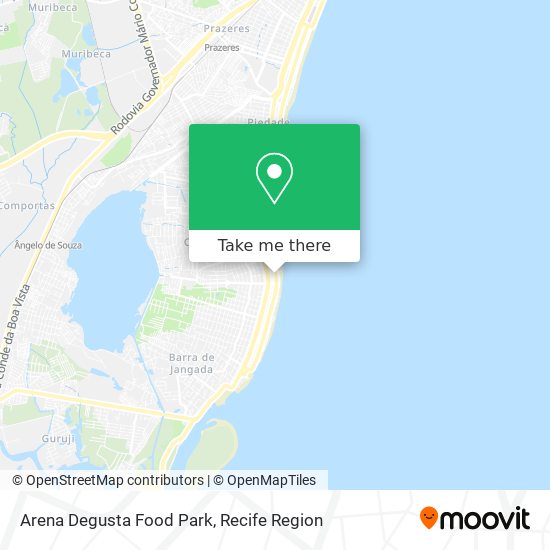 Arena Degusta Food Park map