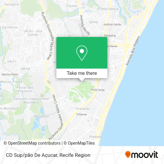 CD Sup/pão De Açucar map
