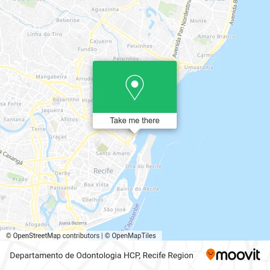 Departamento de Odontologia HCP map