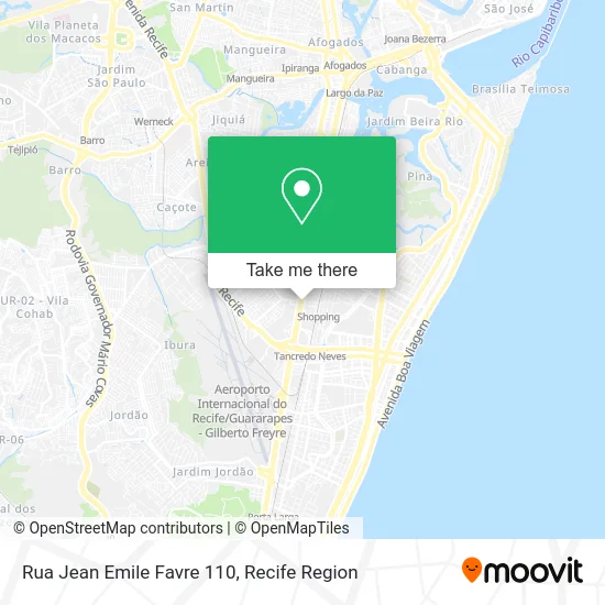 Rua Jean Emile Favre 110 map