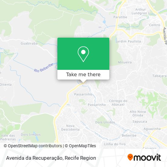 Avenida da Recuperação map