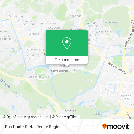 Rua Ponte Preta map