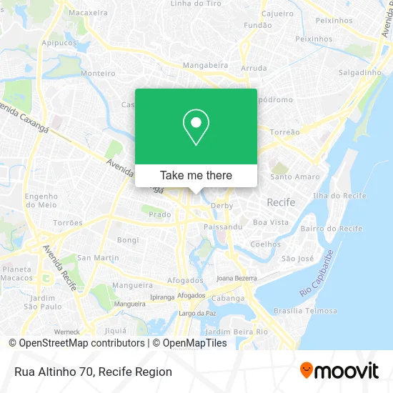 Rua Altinho 70 map
