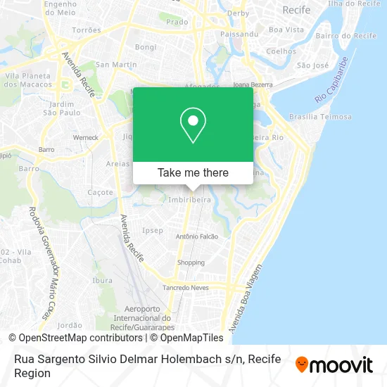Rua Sargento Silvio Delmar Holembach s / n map