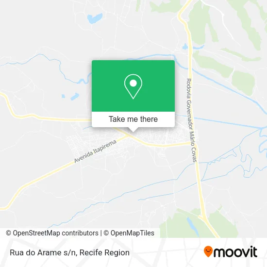 Rua do Arame s/n map