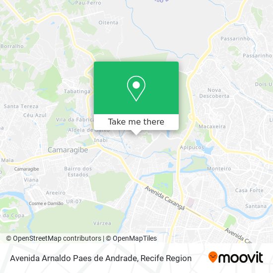Avenida Arnaldo Paes de Andrade map