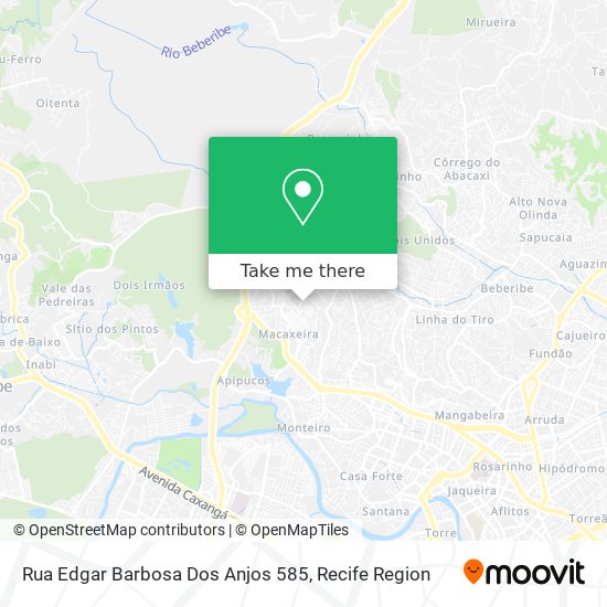 Rua Edgar Barbosa Dos Anjos 585 map