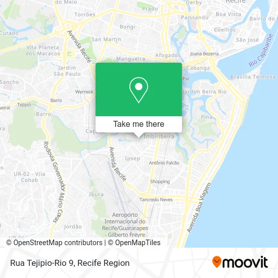 Rua Tejipio-Rio 9 map