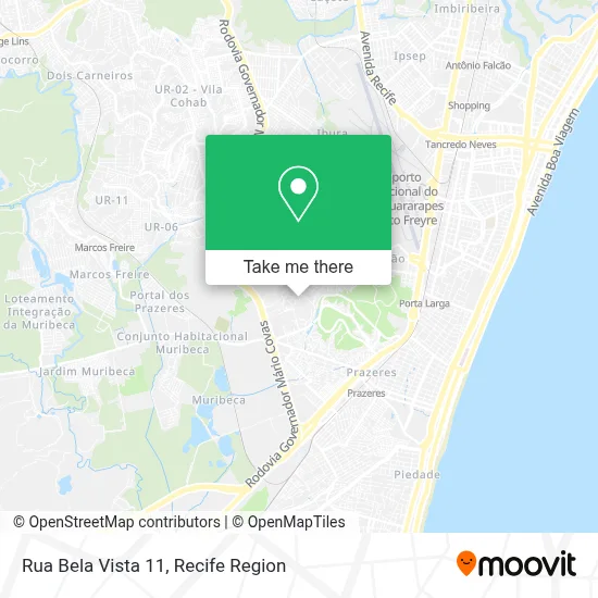 Rua Bela Vista 11 map