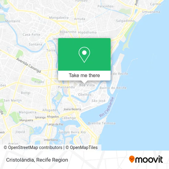 Cristolândia map