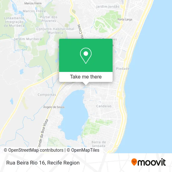 Rua Beira Rio 16 map