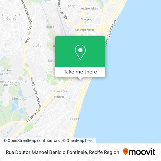 Mapa Rua Doutor Manoel Benício Fontinele