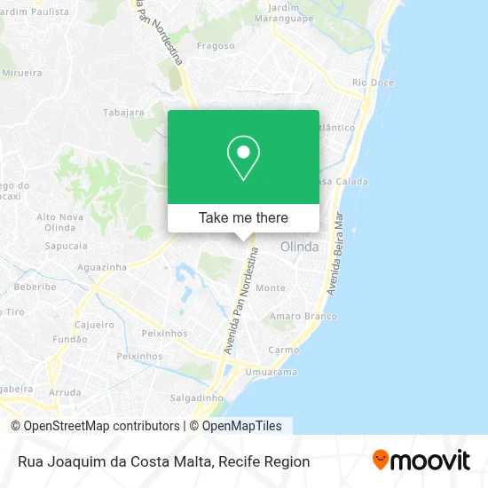 Rua Joaquim da Costa Malta map