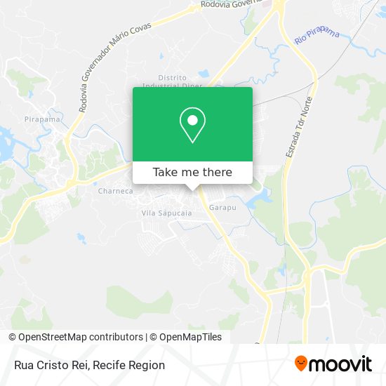 Rua Cristo Rei map