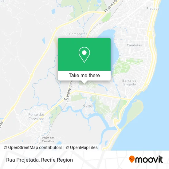 Rua Projetada map