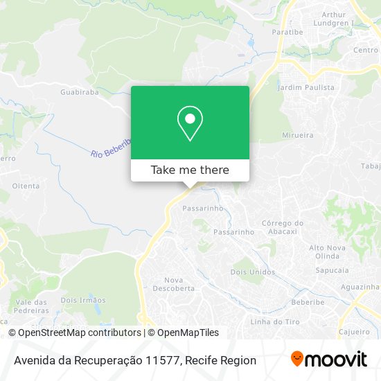 Avenida da Recuperação 11577 map
