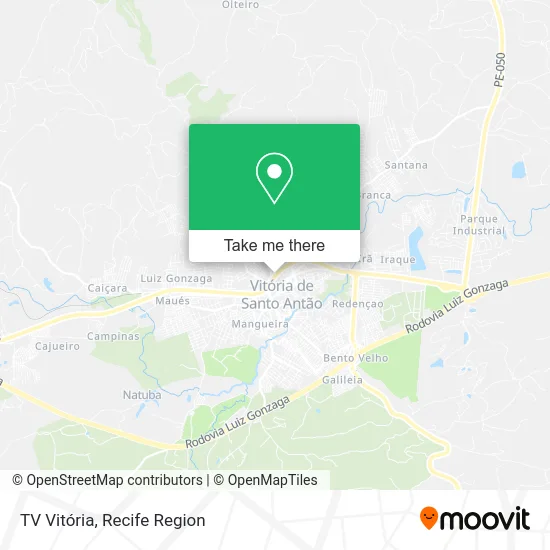 TV Vitória map