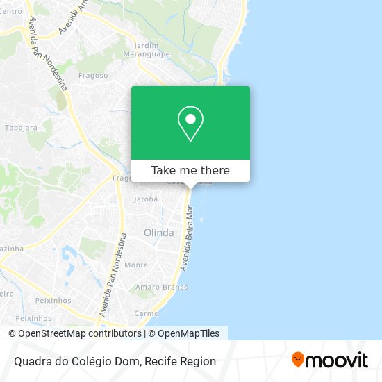 Quadra do Colégio Dom map