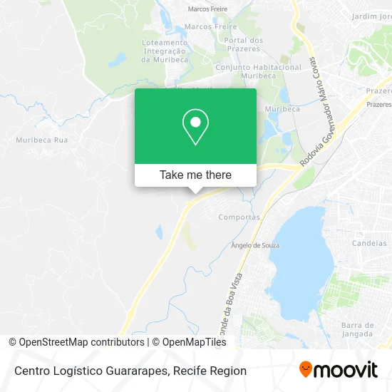 Centro Logístico Guararapes map