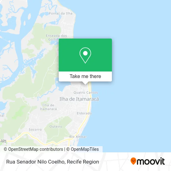 Rua Senador Nilo Coelho map