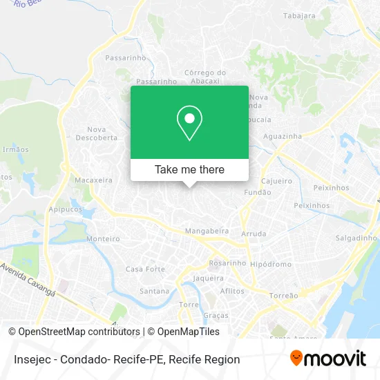Insejec - Condado- Recife-PE map