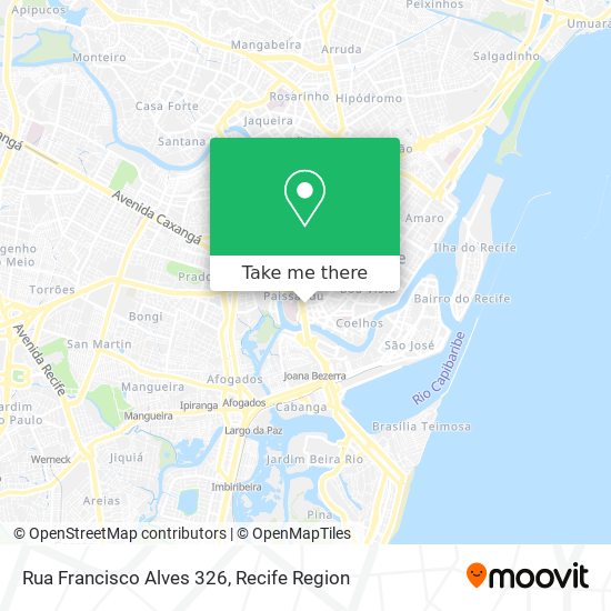 Mapa Rua Francisco Alves 326