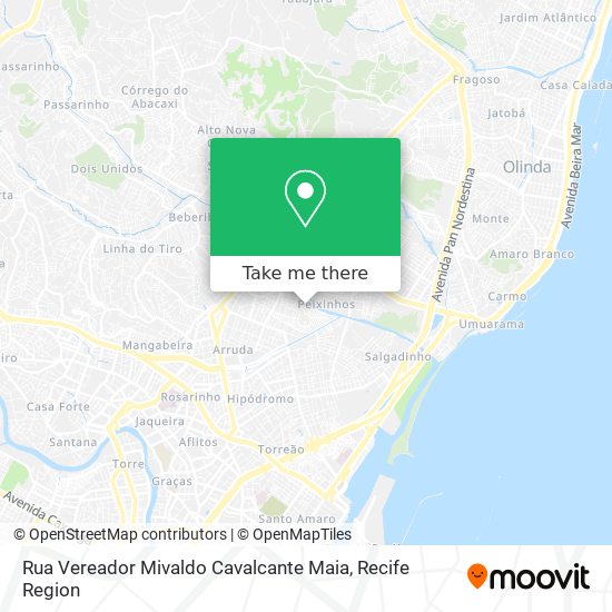 Rua Vereador Mivaldo Cavalcante Maia map