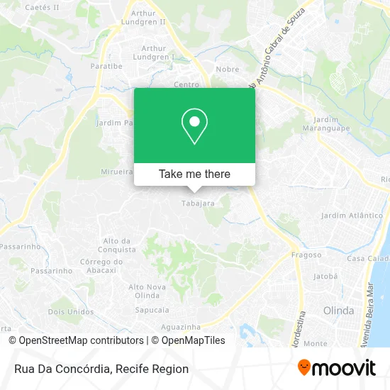 Rua Da Concórdia map