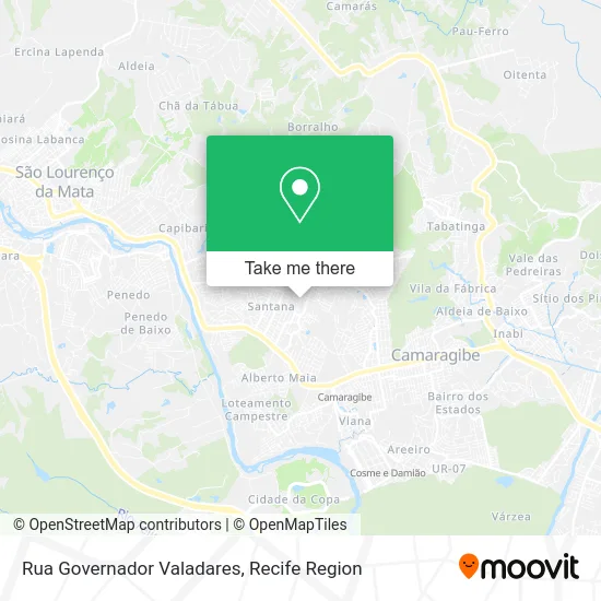 Rua Governador Valadares map