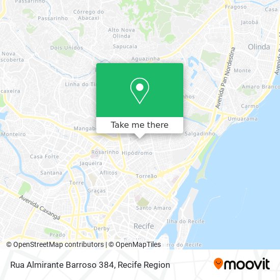 Rua Almirante Barroso 384 map