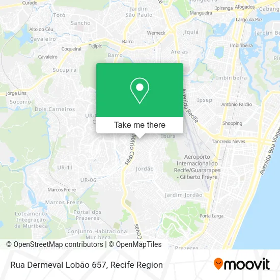 Rua Dermeval Lobão 657 map