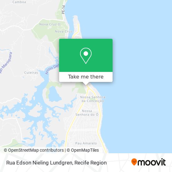 Rua Edson Nieling Lundgren map