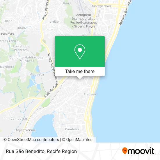 Rua São Benedito map