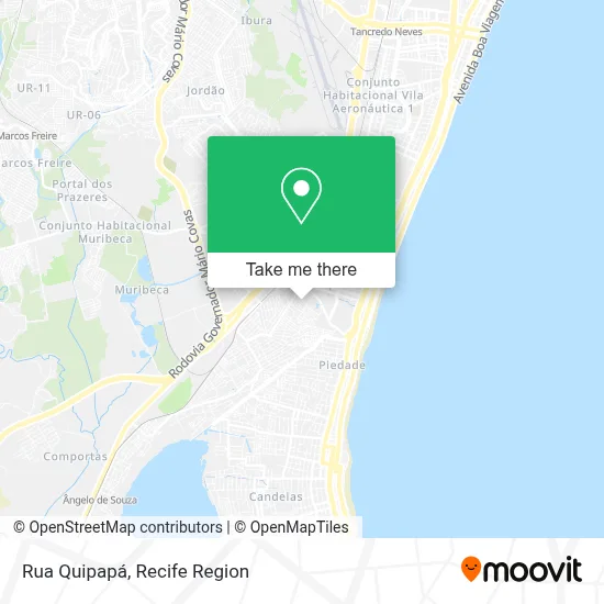 Rua Quipapá map