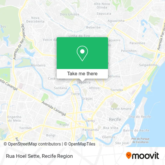 Rua Hoel Sette map