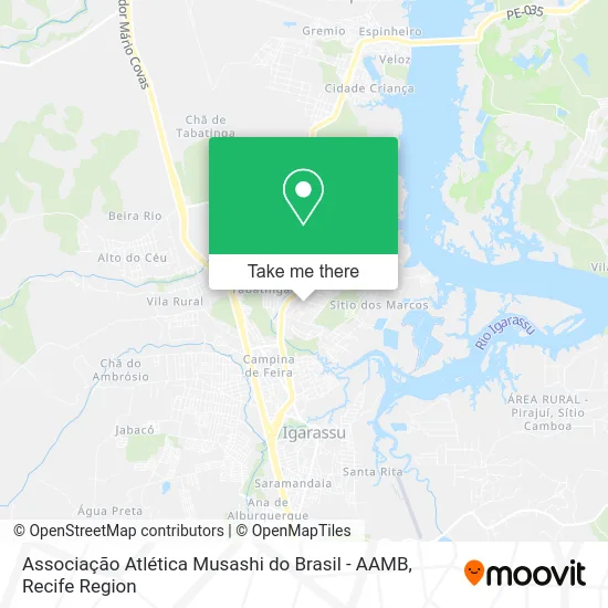 Associação Atlética Musashi do Brasil - AAMB map