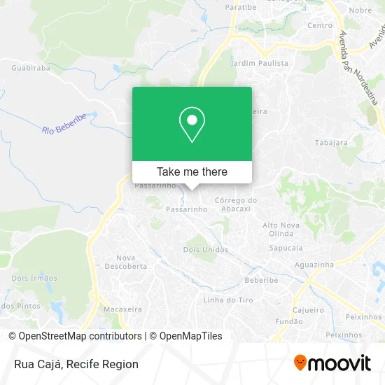 Rua Cajá map