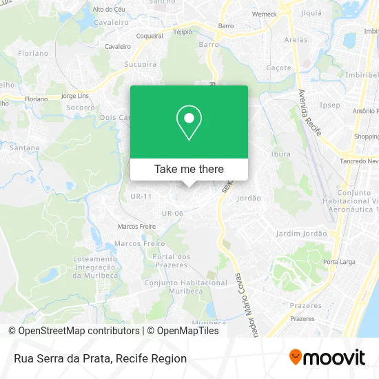Rua Serra da Prata map