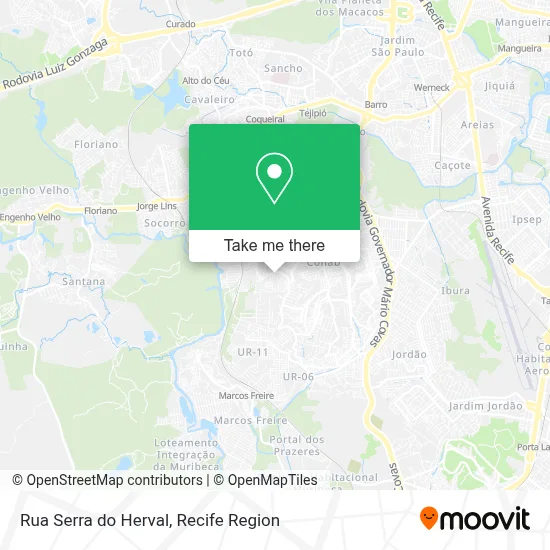 Rua Serra do Herval map