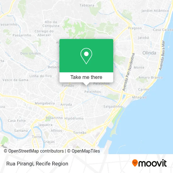 Rua Pirangi map