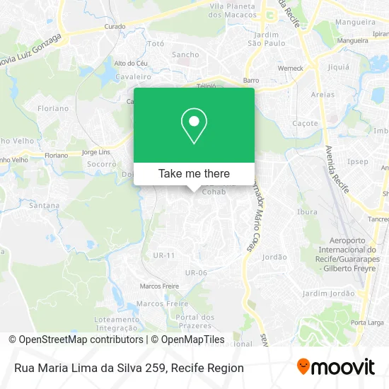 Rua Maria Lima da Silva 259 map