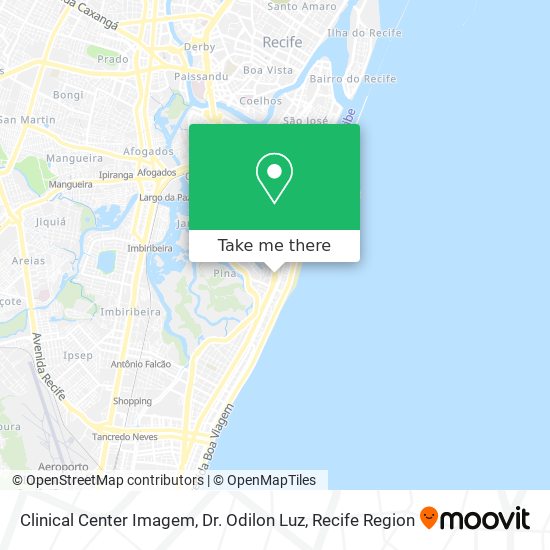 Clinical Center Imagem,  Dr. Odilon Luz map
