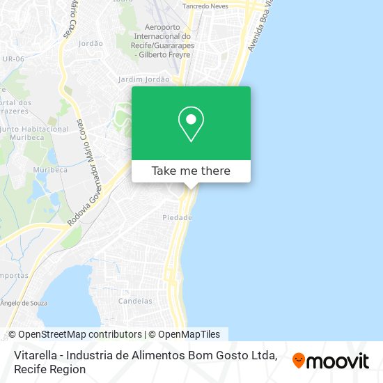 Vitarella - Industria de Alimentos Bom Gosto Ltda map