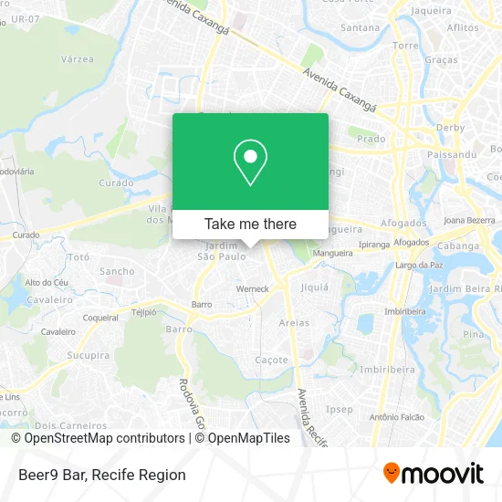 Beer9 Bar map