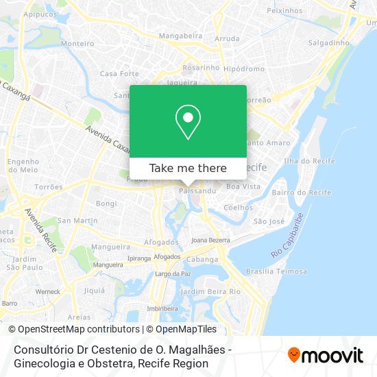 Consultório Dr Cestenio de O. Magalhães - Ginecologia e Obstetra map
