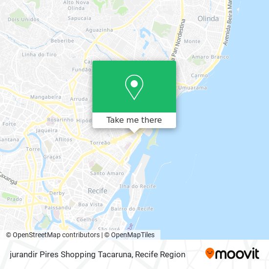 jurandir Pires Shopping Tacaruna map