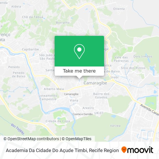 Academia Da Cidade Do Açude Timbi map