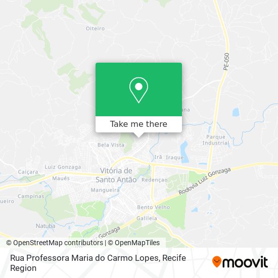 Rua Professora Maria do Carmo Lopes map