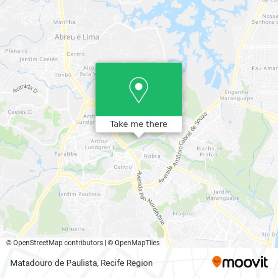 Matadouro de Paulista map