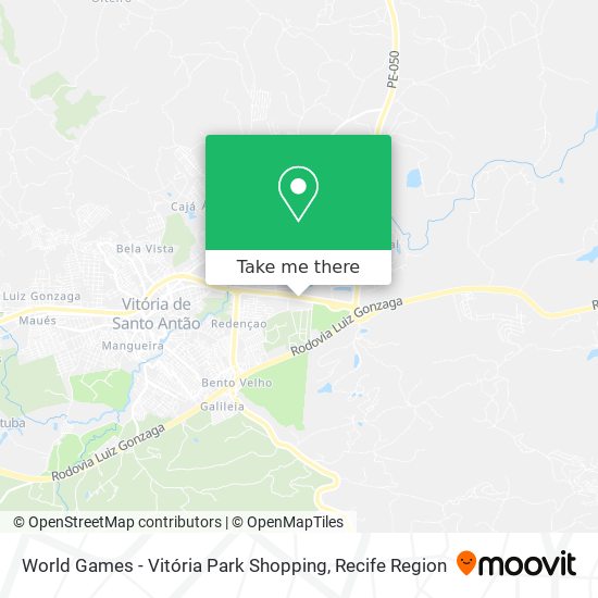 World Games - Vitória Park Shopping map